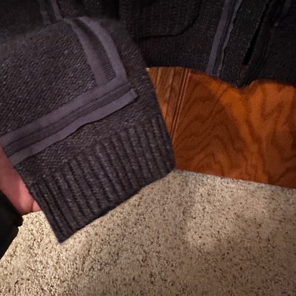 LOFT Dark Grey Sweater Cardigan - NWT - Size 2 - Picture 8 of 10